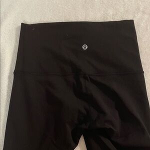 lululemon athletica Black High-Waist Capris